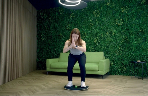 Placa echilibru Leitz Ergo, negru